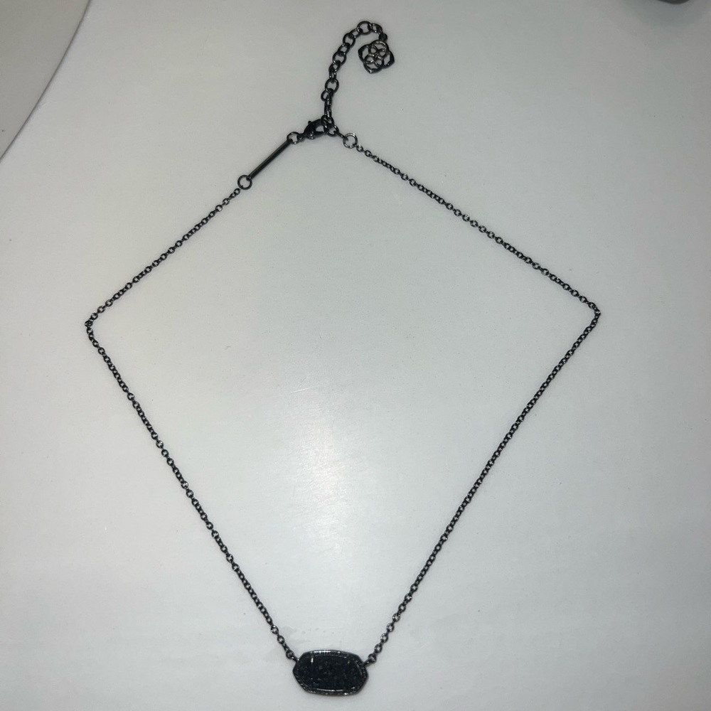 Kendra Scott Black Elisa Necklace